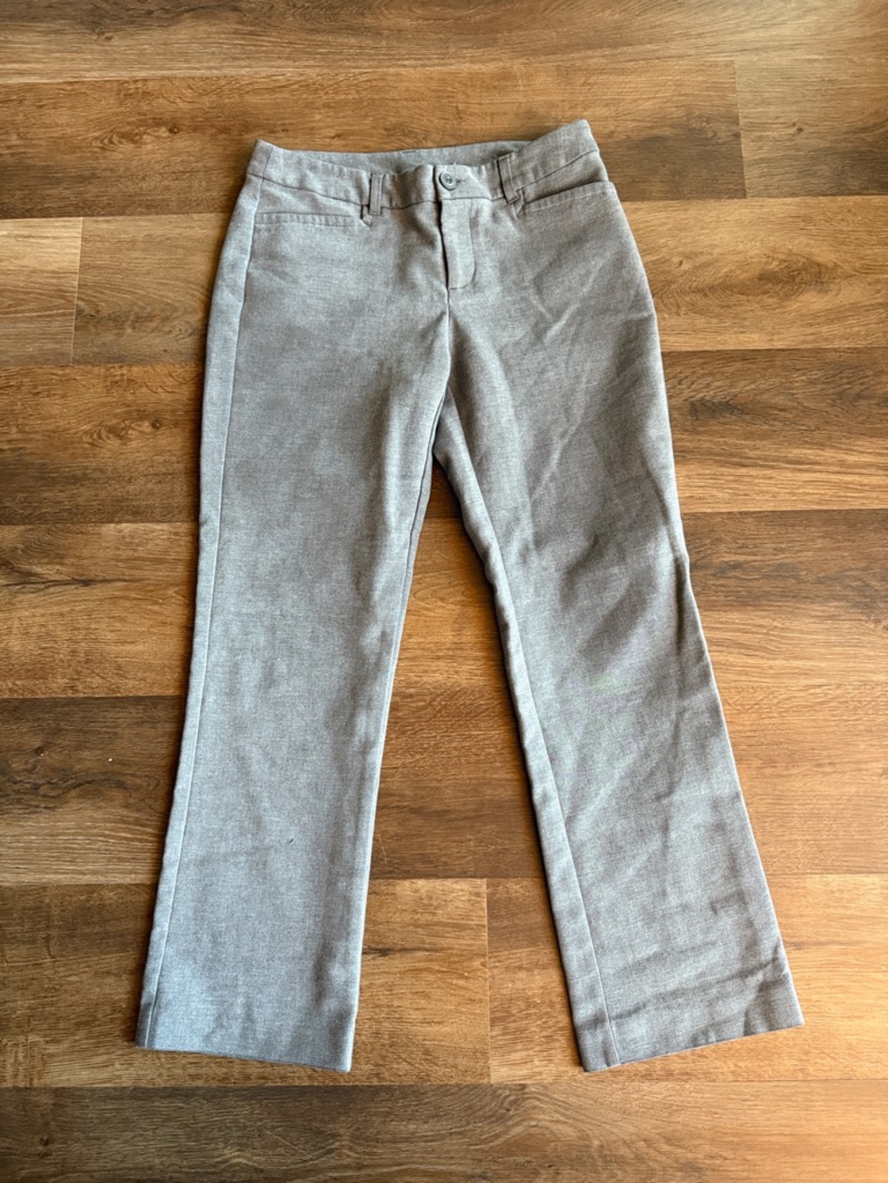 Christopher & Banks Light Gray Straight Leg Pants
